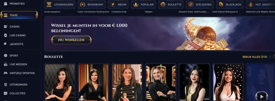 Cazeus casino review